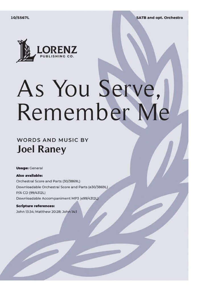 As You Serve, Remember Me